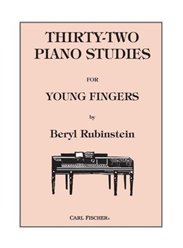 32 Piano Studies For Young Fingers by Rubinstein Beryl for Piano