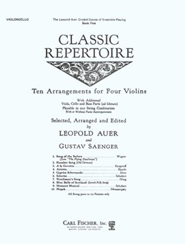 Classic Repertoire by Auer Leopold - Gustave Saenger - for
