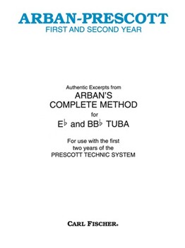 Arban-Prescott 1st & 2nd Year by Arban Jean-Baptiste - Prescott G - for Tuba Method