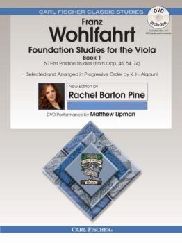 Carl Fischer Wohlfahrt F Alquoni / Pine  Foundation Studies Volume 1 Book / DVD - Viola