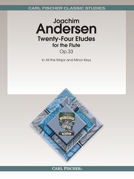 24 Etudes Opus 33 by Andersen for Flute Method