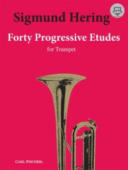 Carl Fischer Hering S   40 Progressive Etudes - Trumpet Book / CD
