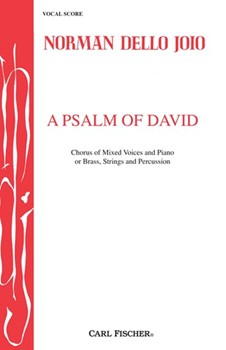 Psalm Of David The by Dello Joio Norman for SATB