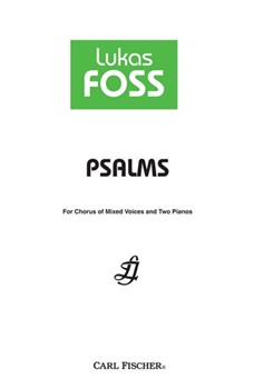 Psalms by Foss Lukas for SATB