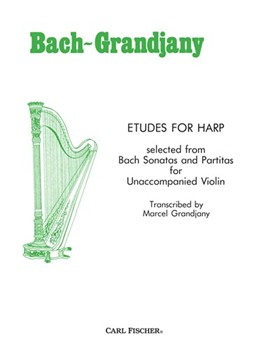 Etudes for Harp by Bach Johann Sebastian - Grandjany - for Harp Method