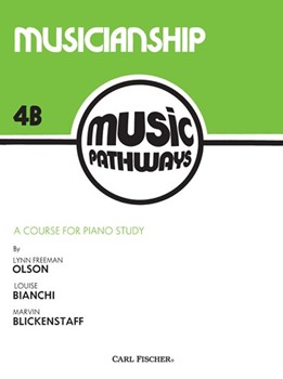 Music Pathways Musicianship 4B by Blicke Olson Bichani for Piano Method
