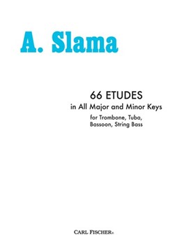 66 Etudes by Slama A for Trombone Method