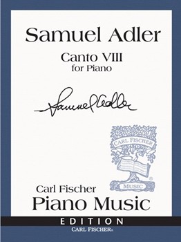 Canto VIII by Adler Samuel for Piano