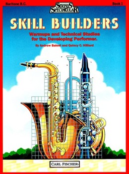 Skill Builders Book 1 by Hilliard Quincy C - Balent and Hilliard - for Euphonium Bass Clef