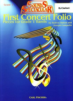 First Concert Folio by Balent and Compello - Compello Joseph - for Bb Clarinet