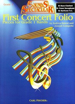 First Concert Folio by Balent and Compello - Compello Joseph - for Bass Clarinet