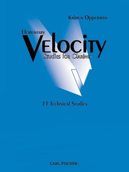 Velocity Studies For Clarinet by Opperman Kalmen - Elementary - for Clarinet Method