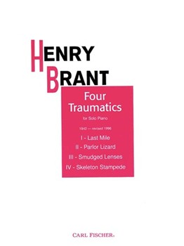 Four Traumatics by Brant Henry for Piano
