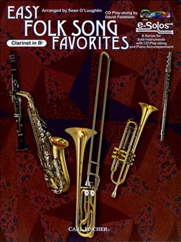 Easy Folk Song Favorites by Stephen C. Foster G - O'Loughlin Sean - for Bb Clarinet