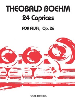 24 Caprices -Etudes Opus 26 by Boehm Theobald - Wummer - for Flute Method