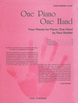 One Piano One Hand by Sheftel Paul for Piano