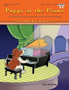 Puppy At The Piano by Gutierrez Elizabeth for Piano