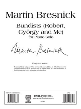 Bundists (Robert György and Me) by Bresnick Martin for