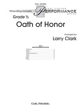 Oath of Honor by Clark Larry for