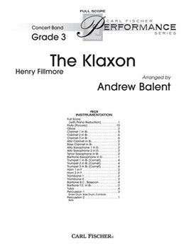 Klaxon by Fillmore Henry - Balent Andrew - for Full Score