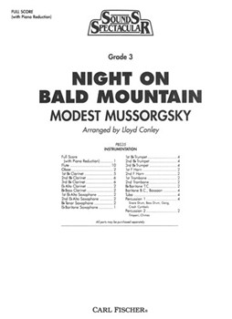Night On Bald Mountain by Mussorgsky Modest - Conley Lloyd - for Full Score
