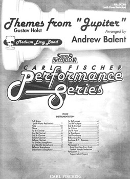 Themes from """"Jupiter by Holst Gustav - Balent Andrew - for