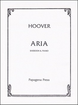 Aria for Bassoon and Piano by Hoover Katherine for