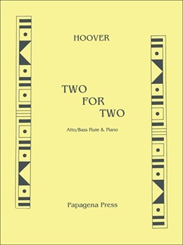 Two For Two by Hoover Katherine for Alto Flute Solo