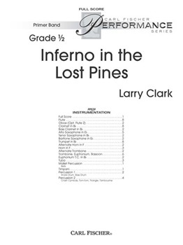 Inferno in the Lost Pines by Clark Larry for Study Score