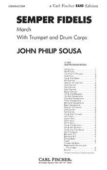 Semper Fidelis by Sousa John Philip for Condensed Score