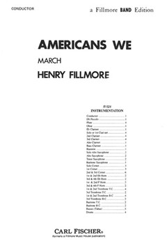 Americans We by Fillmore Henry for Condensed Score