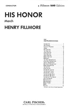 His Honor by Fillmore Henry for Condensed Score