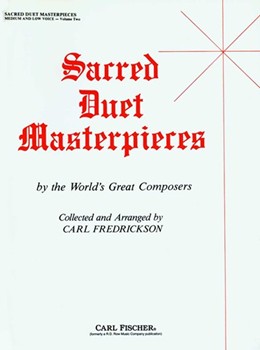Sacred Duet Masterpieces Volume 2 by Med/low - Frederickson C - Peter Cornelius for Vocal Duet