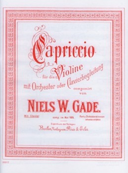 Capriccio by Gade Niels Wilhelm for