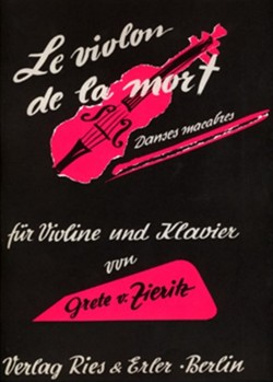 Le violon de la mort Danses macabres by Von Zieritz Grete for