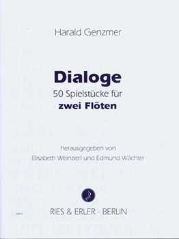 Dialoge by Genzmer Harald for Flute Trio