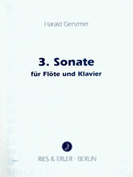 Sonata #3 by Genzmer Harald for Flute and Piano