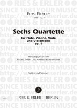 6 Quartette op. 4 by Eichner Ernst for