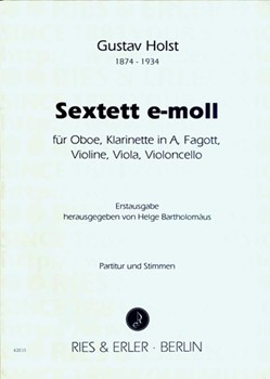 Sextet In E Minor by Holst Gustav for