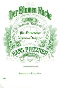 Der Blumen Rache by Pfitzner Hans for