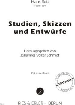 Studien Skizzen und Entwurfe by Rott Hans for