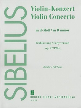 Concerto D minor op. 47 by Sibelius for Full Score