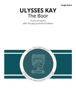 The Boor A one-act opera after the play of Anton Chekhov