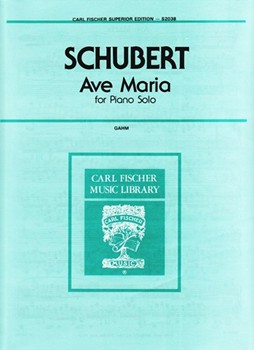 Ave Maria by Schubert - Gahm - for Piano