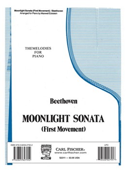 Sonata Opus 27 #2 1st Movement by Beethoven Ludwig van - Eckstein - for Piano