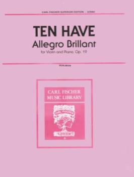 Carl Fischer Ten Have W Perlman G  Allegro Brillant op 19 - Violin
