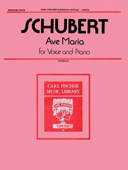 Ave Maria by Schubert Franz - Heinrich Max - Walter Scott for Medium Voice