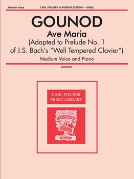 Ave Maria by Bach and Gounod for Medium Voice