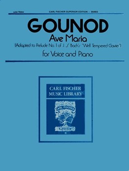 Ave Maria by Bach and Gounod for Low Voice