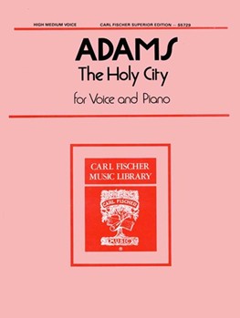 Holy City The by Adams Stephen - C - Fred Weatherly for Medium High Voice